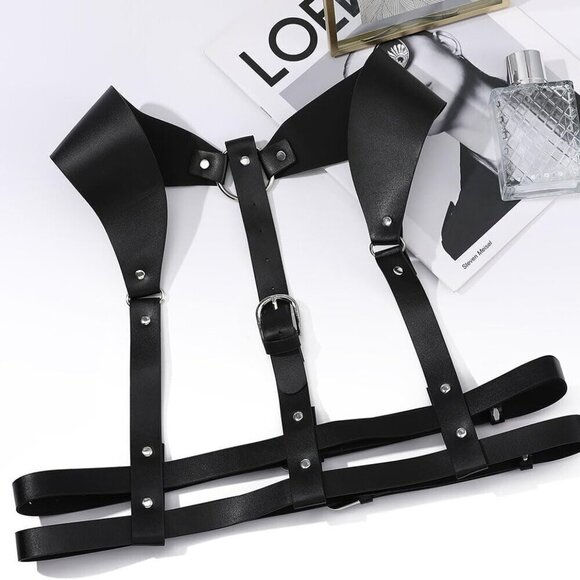 Leather Waist Belt Punk Body Harness Women Girls Rave Party Accessories main image 4